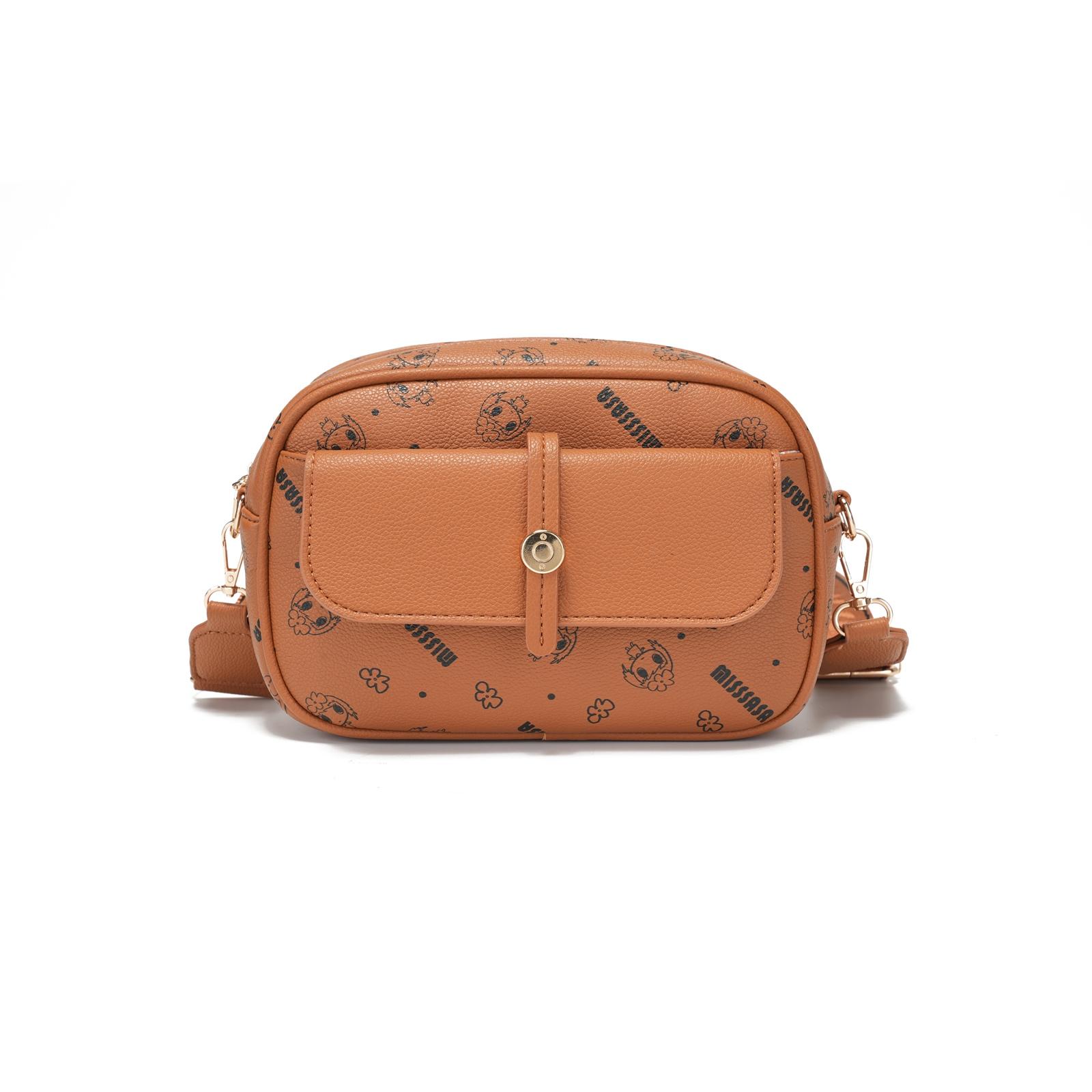 Cartera Bandolera Crossbody Mano para Mujer Cuero Ecológico con Diseño Floral y Cierre de Cremallera Regalo Ideal para Ocasiones Especiales