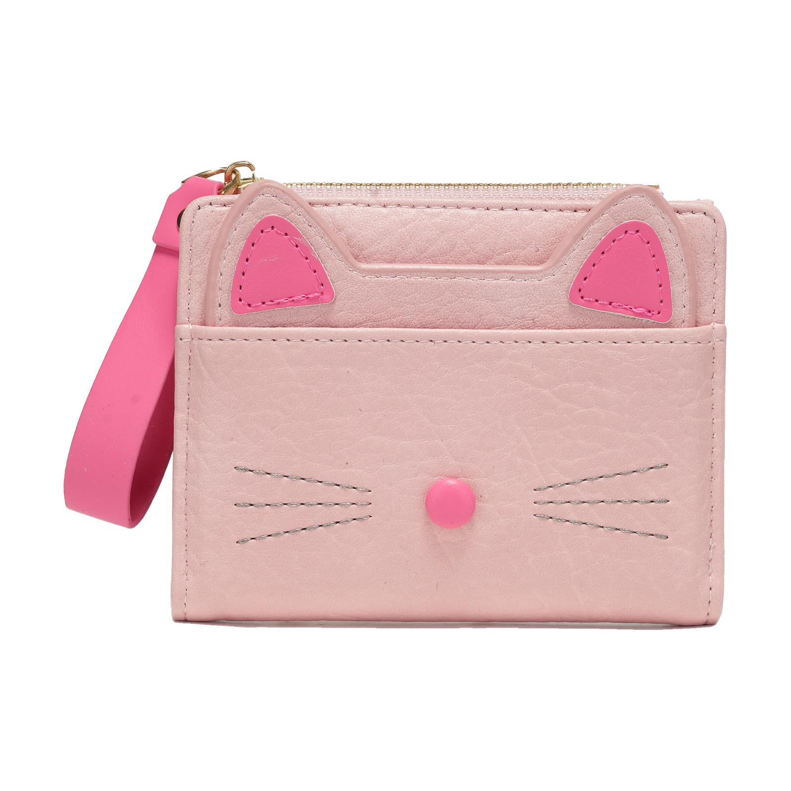 Miss Unique Cartera Mujer Compacta con Cremallera y Ventana de ID, Múltiples Ranuras para Tarjetas, Estilo y Funcionalidad