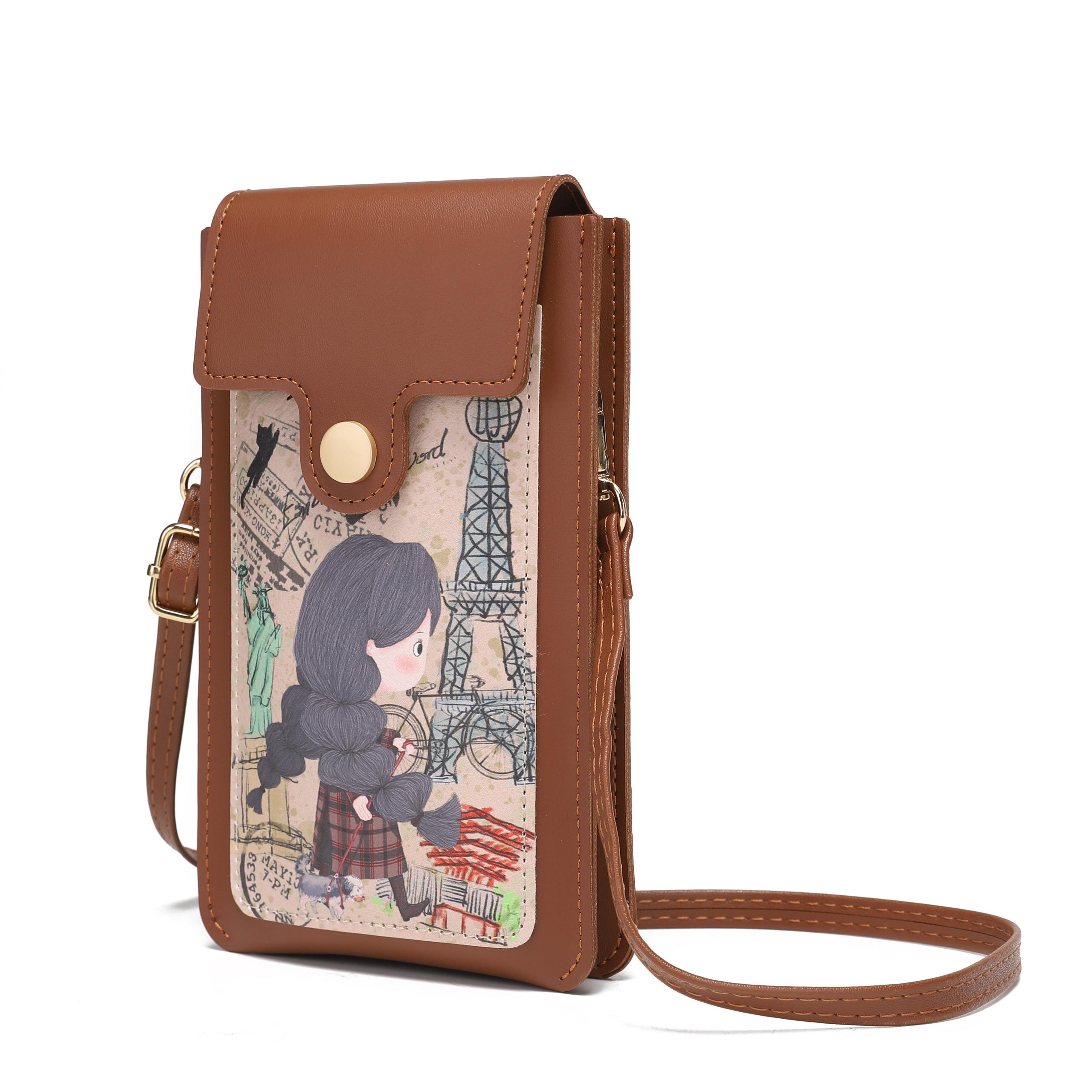 Subasta Cartera Y Porta Celular Miss Lee Con Diseño Único